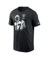 Men's Nike Davante Adams Black Las Vegas Raiders Player Graphic T-shirt