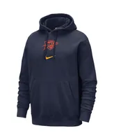 Men's Nike Navy Oklahoma City Thunder 2023/24 City Edition Essential Club Pullover Hoodie