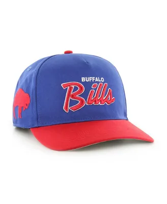 Men's '47 Brand Royal, Red Buffalo Bills Crosstown Two-Tone Hitch Adjustable Hat