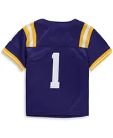 Toddler Boys and Girls Nike #1 Purple Lsu Tigers Team Replica Football Jersey