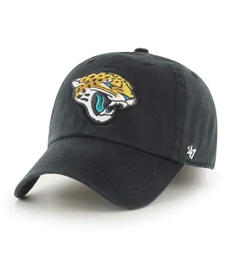 Men's '47 Brand Black Jacksonville Jaguars Franchise Logo Fitted Hat