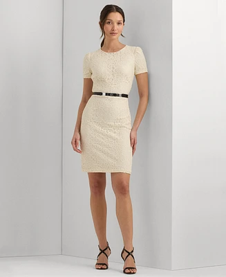 Lauren Ralph Lauren Women's Floral Lace Sheath Dress