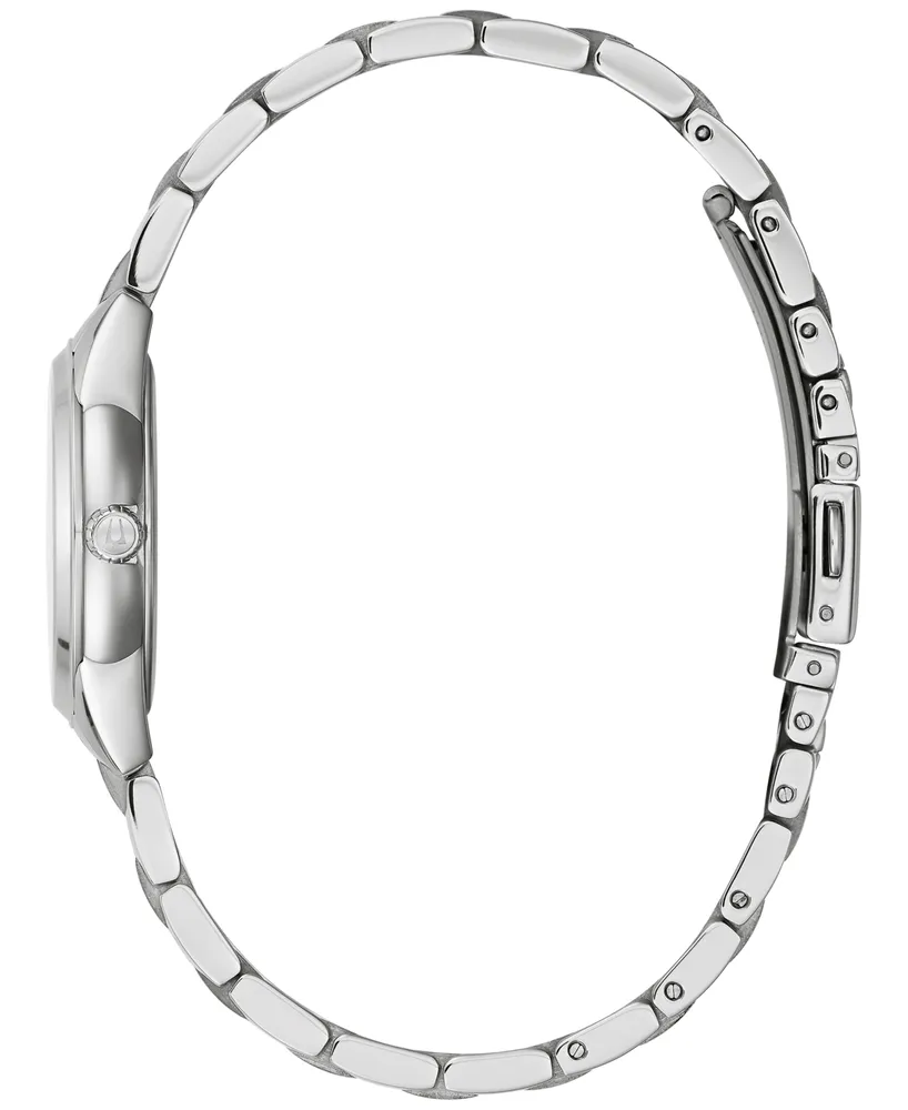 Bulova Women's Sutton Diamond Accent Stainless Steel Bracelet Watch 28mm