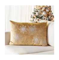 Cynthia Snowflake Pillow