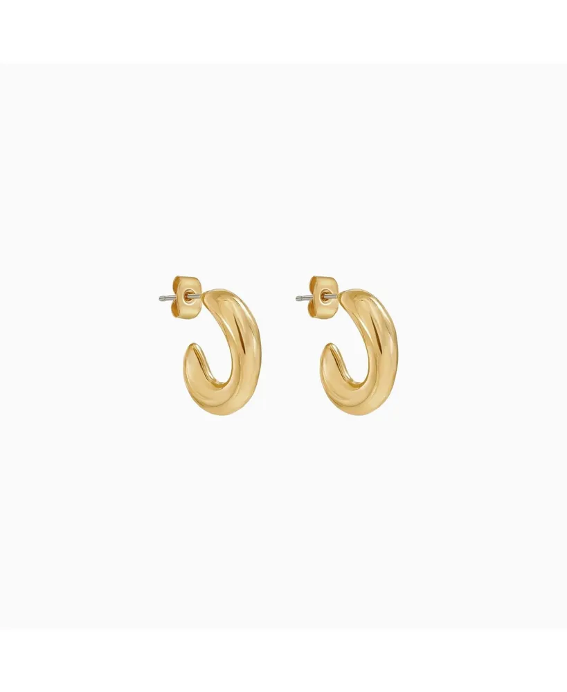 Banana Shape Hoop Earrings
