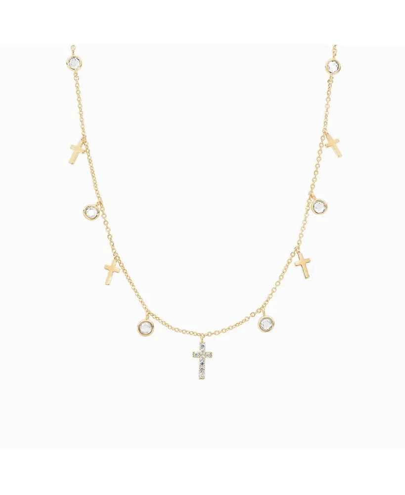 Anela Cross Pendant Necklace