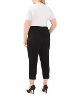 Vince Camuto Plus Size Side-Panel Trouser Pants