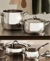Alessi Mami Stainless Steel 7 Pc Cookware set