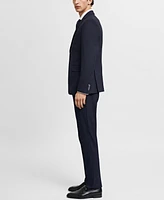 Mango Men's Stretch Fabric Slim-Fit Suit Pants