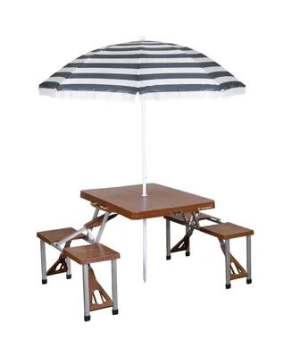 Stan sport Picnic Table and Umbrella Combo
