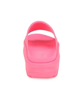 Nine West Women's Sunshin Platform Pool Slide Sandals