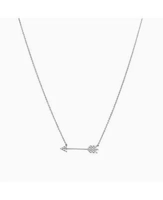 Bearfruit Jewelry Sterling Silver Chevron Arrow Pendant Necklace