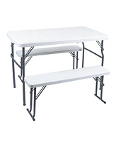 Stan sport Heavy-Duty Camp Table with Benches