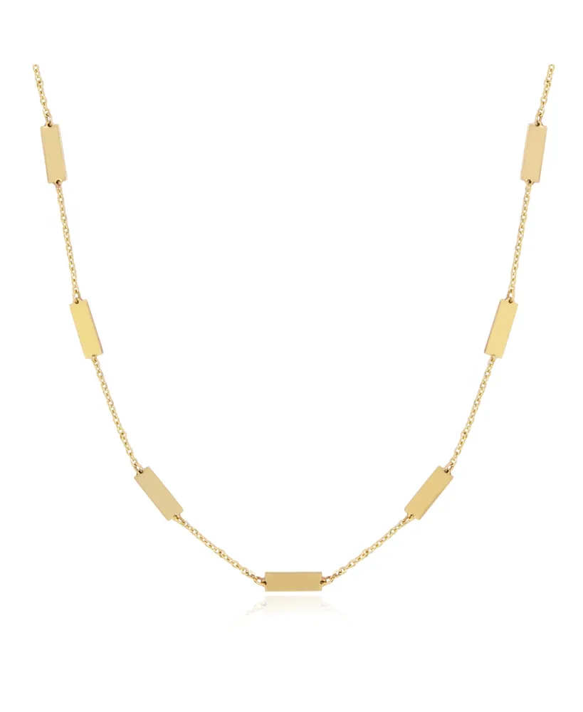 The Lovery Gold Bar Chain Necklace