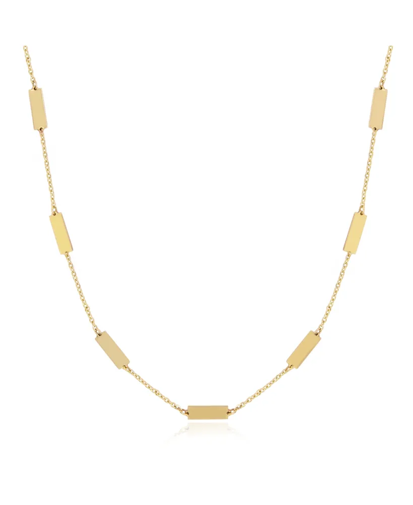 The Lovery Bar Chain Necklace 14K Gold