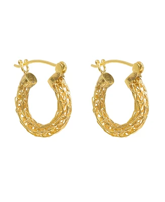 Woven for Women' Mini Hoops