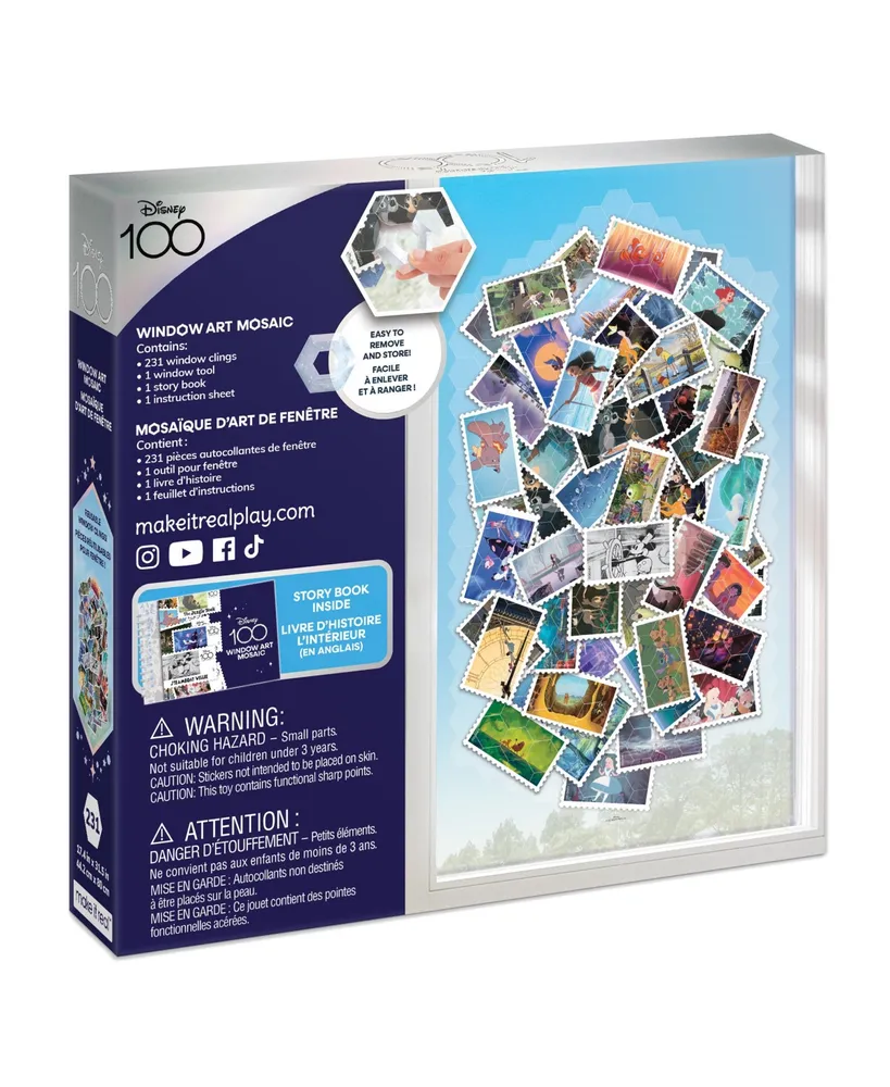 Window Art Mosaic - Disney 100 Disney Classic Stamps