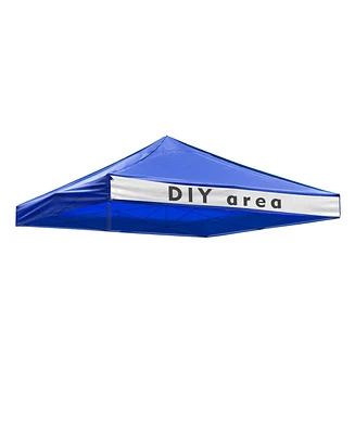 Yescom 9.6x9.6ft Canopy Replacement Top for 10ft Ez Tent Oxford Cover Outdoor