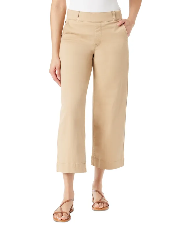 Gloria Vanderbilt Women's Shape-Effect Wide-Leg Cropped Pants