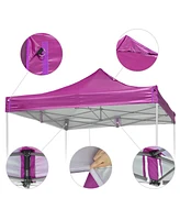 InstaHibit 9.6x9.6Ft Pop up Canopy Top Cover for Replacement UV50+ Camping Yard