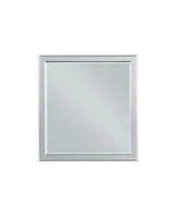 Simplie Fun Louis Philippe Mirror In Platinum