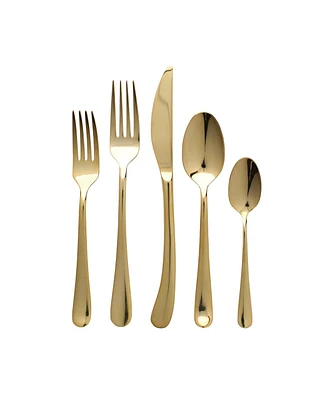 Vietri Settimocielo Oro Five-Piece Place Setting