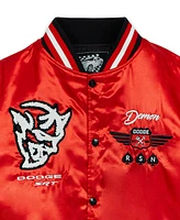 Reason Men's Dodge Demon Satin Bomber Jacket