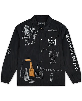 Reason Men's Basquiat King Pleasure Coach Jacket