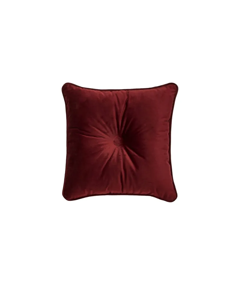 Five Queens Court Bordeaux Decorative Pillow, 18" x 18"