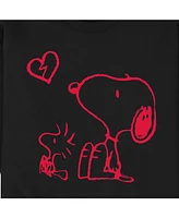 Airwaves Men's Peanuts Long Sleeve Crew Fleece Sweatshirt