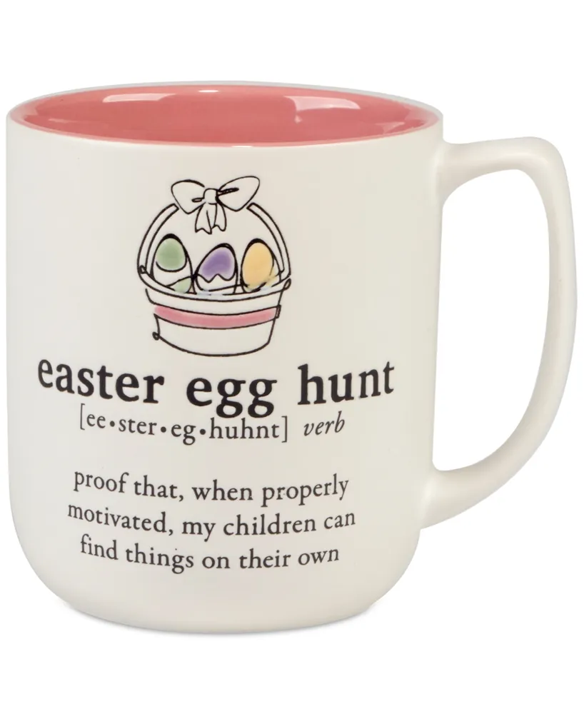 Certified International Easter Words Mugs, Set of 4