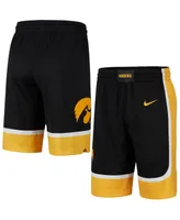 Men's Nike Black Iowa Hawkeyes Replica Team Performance Basketball Shorts