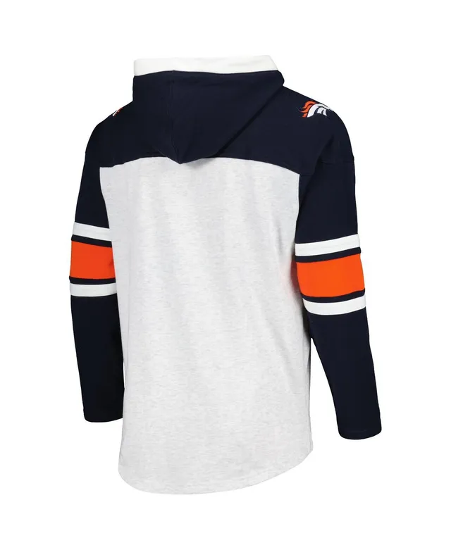 47 Brand Men's '47 Brand Denver Broncos Heather Gray Gridiron Lace