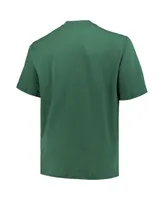 Men's Fanatics Hunter Green, Black Milwaukee Bucks Big and Tall Short Sleeve Long T-shirt Set