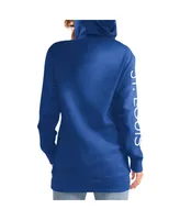 Women's G-iii 4Her by Carl Banks Blue St. Louis Blues Overtime Pullover Hoodie