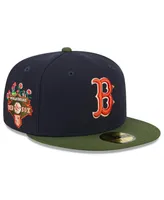 Men's New Era Navy Boston Red Sox Sprouted 59FIFTY Fitted Hat