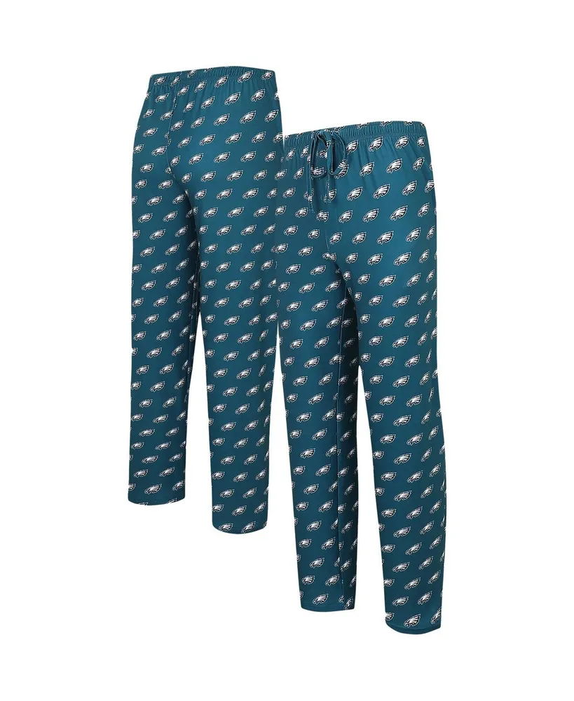 Men's Concepts Sport Green Philadelphia Eagles Gauge Allover Print Knit Pants