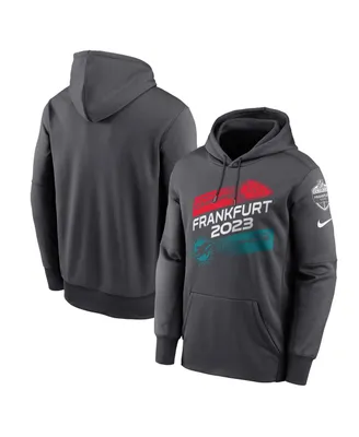 Men's Nike Anthracite Kansas City Chiefs Vs. Miami Dolphins 2023 Frankfurt Game Pullover Hoodie