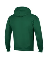 Men's Champion Green Michigan State Spartans Basketball Icon Powerblend Pullover Hoodie