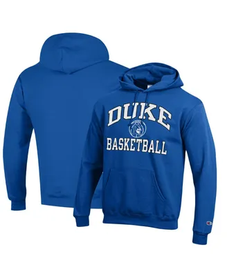 Men's Champion Royal Duke Blue Devils Basketball Icon Powerblend Pullover Hoodie