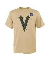 Big Boys Fanatics Cream Vegas Golden Knights 2024 Nhl Winter Classic Team Crest T-shirt