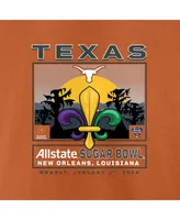 Men's Fanatics Texas Orange Texas Longhorns College Football Playoff 2024 Sugar Bowl T-shirt