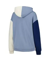Women's Gameday Couture Navy Penn State Nittany Lions Hall of Fame Colorblock Pullover Hoodie