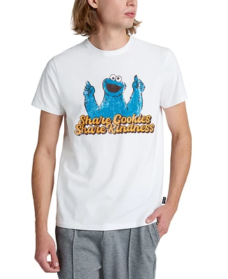 Kenneth Cole X Sesame Street Men's Slim Fit Cookie Monster T-Shirt