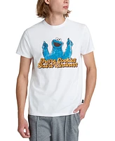 Kenneth Cole X Sesame Street Men's Slim Fit Cookie Monster T-Shirt