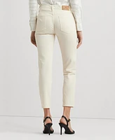 Lauren Ralph Women's Mid-Rise Tapered Jeans