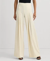 Lauren Ralph Women's Pleated Palazzo Pants