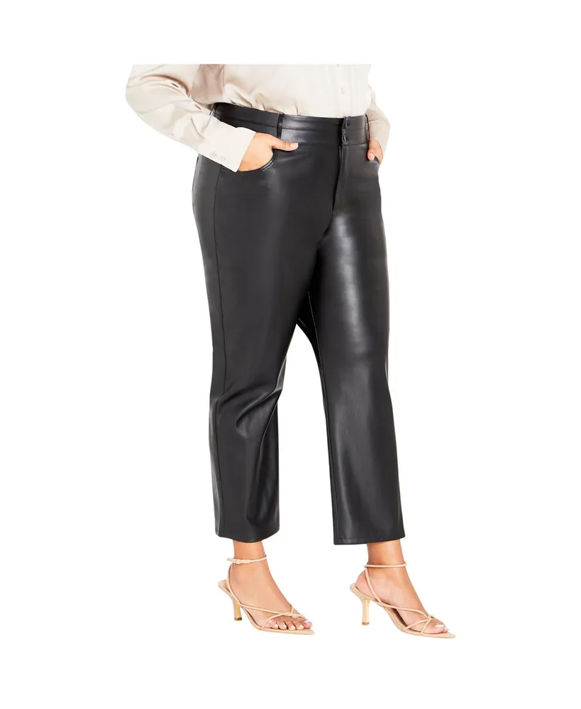 Vegan Leather Cinched Pants — JULIANNE BARTOLOTTA