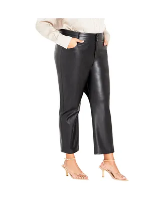 Plus Norah Faux Leather Pant