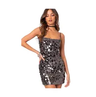 Women's Bring The Sparkle sequin mini dress